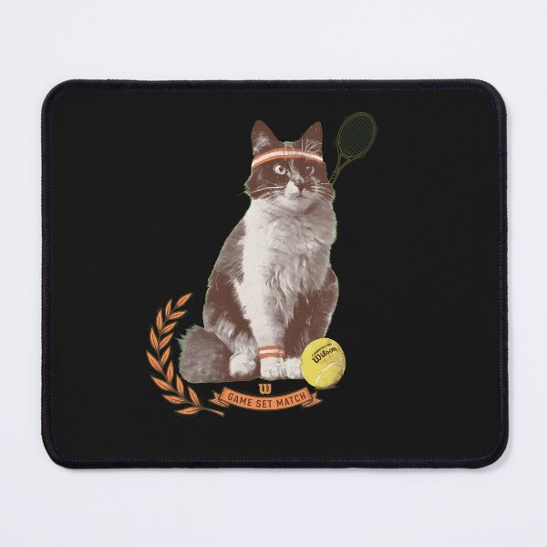 Item preview, Vintage Athletic Cat Portrait Sports Love designed and sold by folk-4-arts.