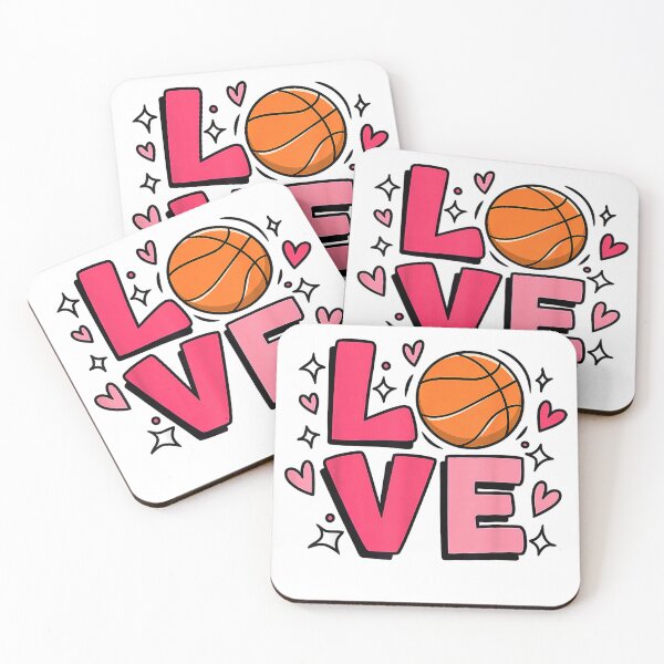 Item preview, Love Basketball Player Cute Youth Teen Girls Womens Sports T-Shirt designed and sold by KTY-NUSS.