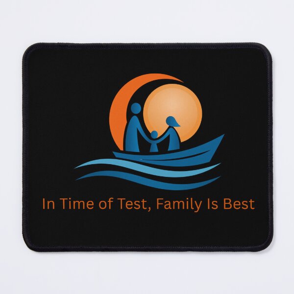 Item preview, In Time of Test, Family Is Best - Minimal quote Design Burmese Proverb designed and sold by AmoebaPress.