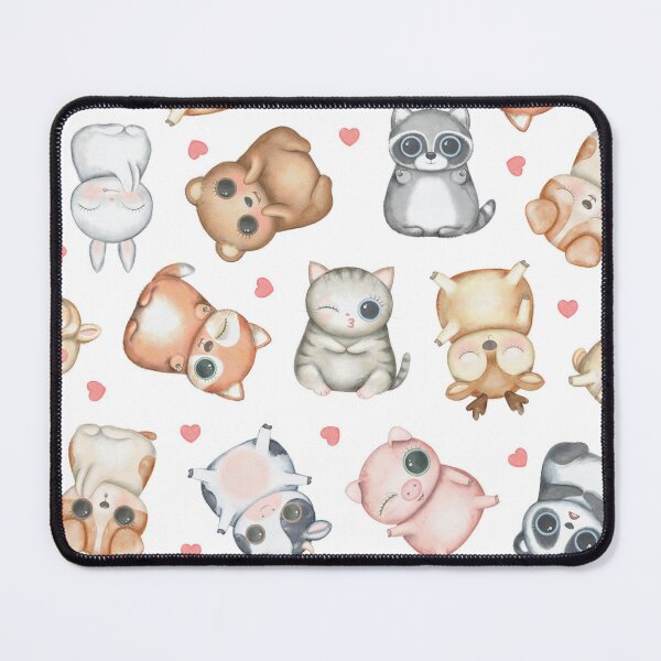Item preview, Cute Baby Animal Pattern | Kawaii Woodland & Farm Animal Seamless Design designed and sold by RJACreative.