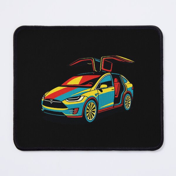 Item preview, Tesla Model X Electric SUV Blueprint Style Design | EV Enthusiast Graphic designed and sold by TEEJAMBOREE.