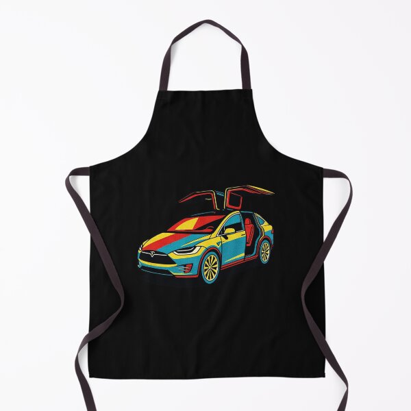 Item preview, Tesla Model X Electric SUV Blueprint Style Design | EV Enthusiast Graphic designed and sold by TEEJAMBOREE.