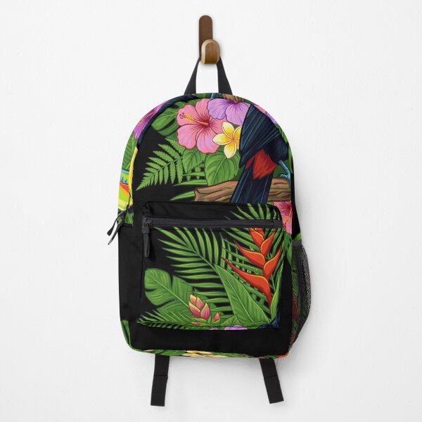 Item preview, Toucan Bird Hisbicus Flowers Hawaii Tropical Summer Vacation designed and sold by Littermin.