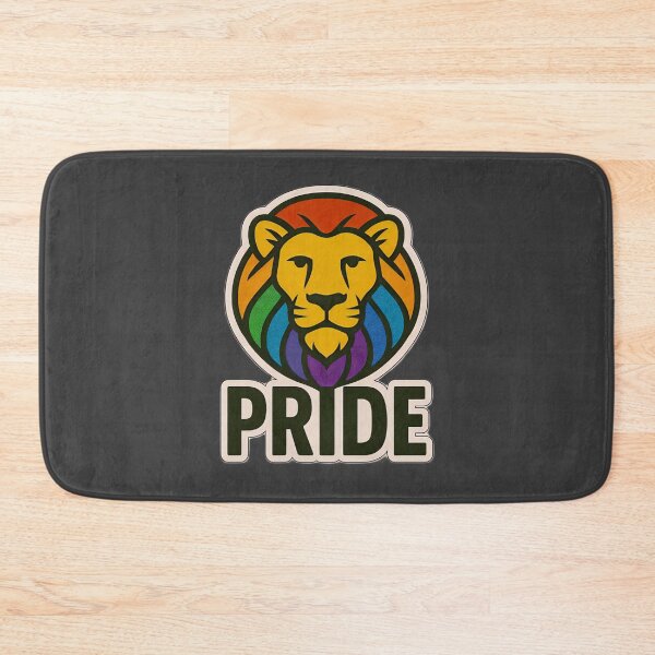 Item preview, Rainbow Pride Lion LGBTQ Equality Inclusion Community Artwork designed and sold by PinUpPizzazz.