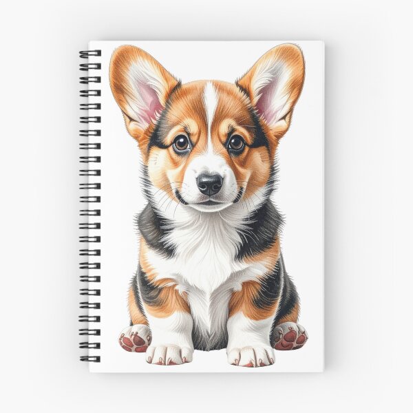 Item preview, Sweet Tri-Color Corgi Puppy Portrait designed and sold by SabraDD.
