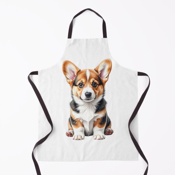 Item preview, Sweet Tri-Color Corgi Puppy Portrait designed and sold by SabraDD.
