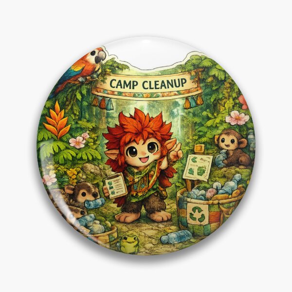 Item preview, Recycle Camp Cleanup Crew designed and sold by Candlelit Catastrophes.
