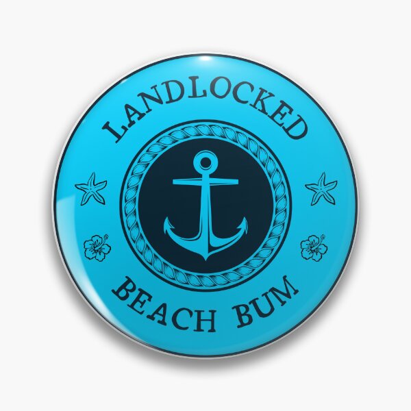 Item preview, Landlocked Beach Bum designed and sold by StudioCerulean.