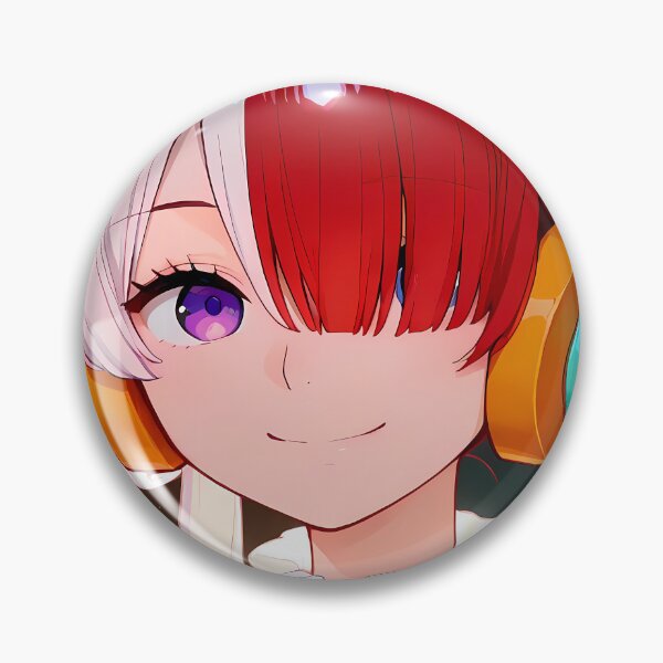 Item preview, Uta One Piece Closeup Red White Hair Smile designed and sold by Spraykart.