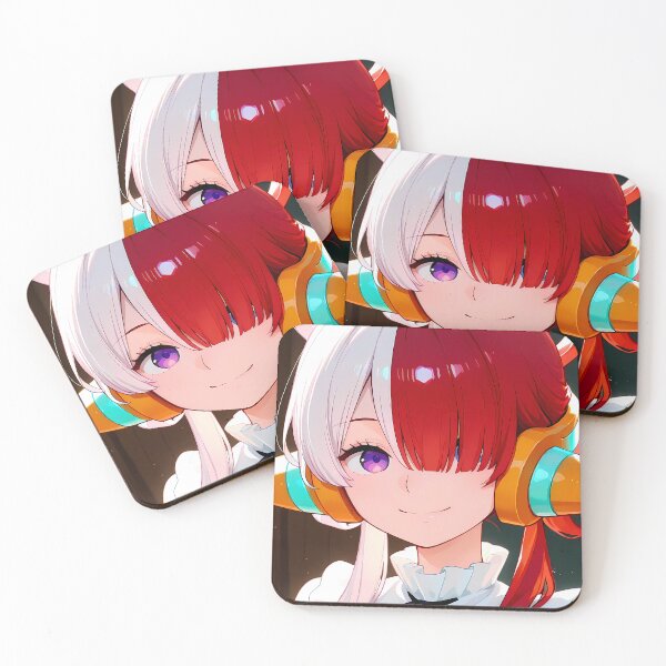Item preview, Uta One Piece Closeup Red White Hair Smile designed and sold by Spraykart.