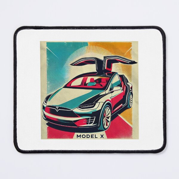 Item preview, Tesla Model X Electric SUV Blueprint Style Design | EV Enthusiast Graphic designed and sold by TEEJAMBOREE.