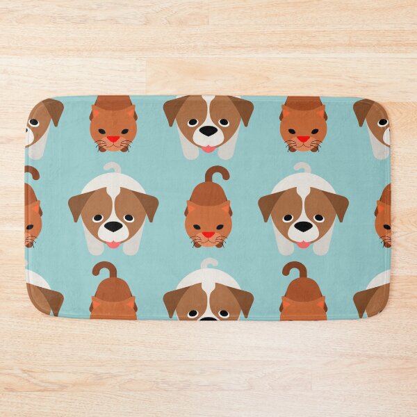 Item preview, Cute Cat and Dog Pattern | Kawaii Pet Seamless Design for Animal Lovers designed and sold by RJACreative.
