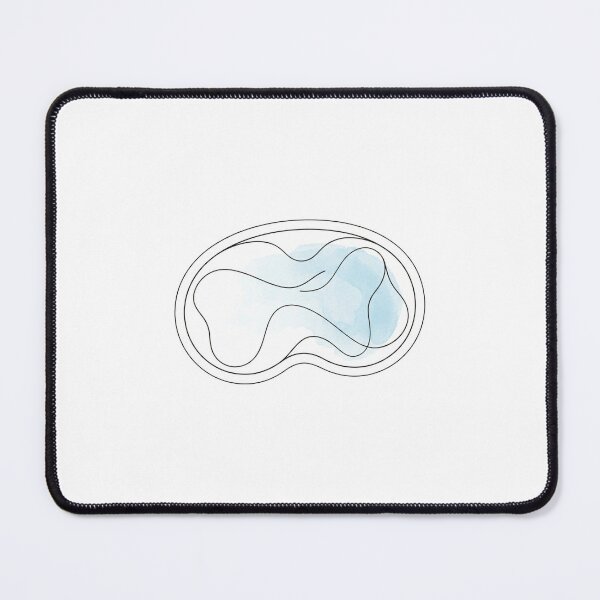 Item preview, Minimalist Geometric Pool Skating Line Art designed and sold by DuckOddity.