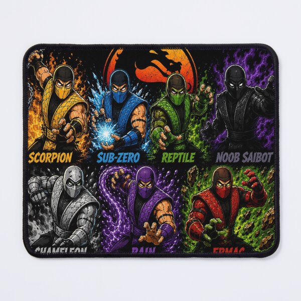 Item preview, Mortal Kombat Ninja Characters designed and sold by TMTD Productions.