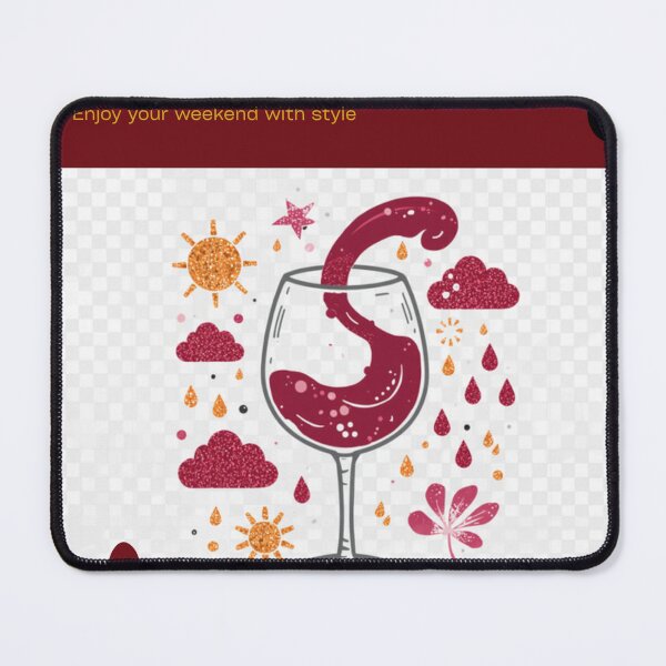 Item preview, Weekend 100% Chance of Wine - Funny Wine Lover Gift Tee designed and sold by RedRubyBubble.