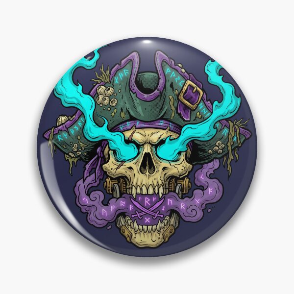 Item preview, ArtCursed Pirate Skull Spectral Soul – Dark Fantasy Art designed and sold by PerfectTerrible.