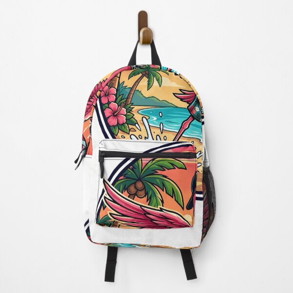 Item preview, Funny Flamingo Volleyball Tropical Beach Palm Trees Summer designed and sold by Littermin.