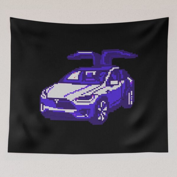 Item preview, Tesla Model X Electric SUV Blueprint Style Design | EV Enthusiast Graphic designed and sold by TEEJAMBOREE.