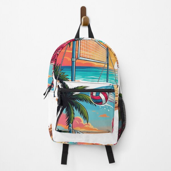 Item preview, Funny Flamingo Volleyball Tropical Beach Palm Trees Summer designed and sold by Littermin.