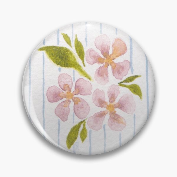 Item preview, Pinstripe Cherry Blossoms designed and sold by byhandandheart.