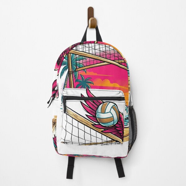 Item preview, Funny Flamingo Volleyball Tropical Beach Palm Trees Summer designed and sold by Littermin.