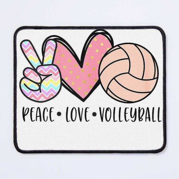 Item preview, Peace Love Volleyball Cute Pastel for Women Teen Girls Tween T-Shirt designed and sold by RKdrawings.
