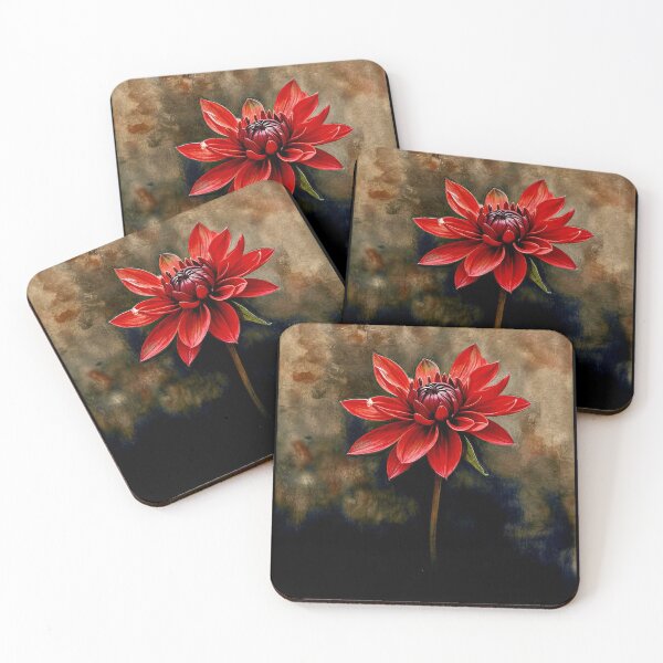 Item preview, Red Dahlia designed and sold by ©Janis Zroback.