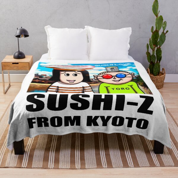 Item preview, Sushi-Z: Quirky Kyoto Foodie Vibes Retro Japanese Pop Art designed and sold by Surreal Characters & Cute Pups.