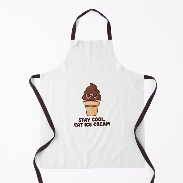 Item preview, Stay Cool, Eat Ice Cream Chocolate Funny designed and sold by morning sun.