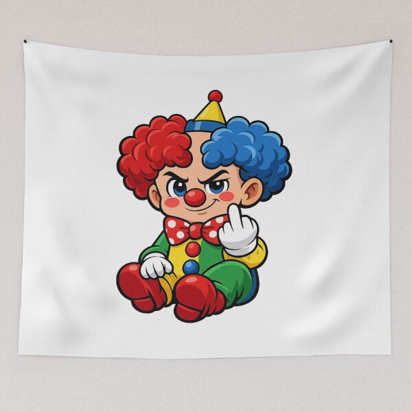 Item preview, Middle Finger Clown Baby designed and sold by UNK-Fatigues.