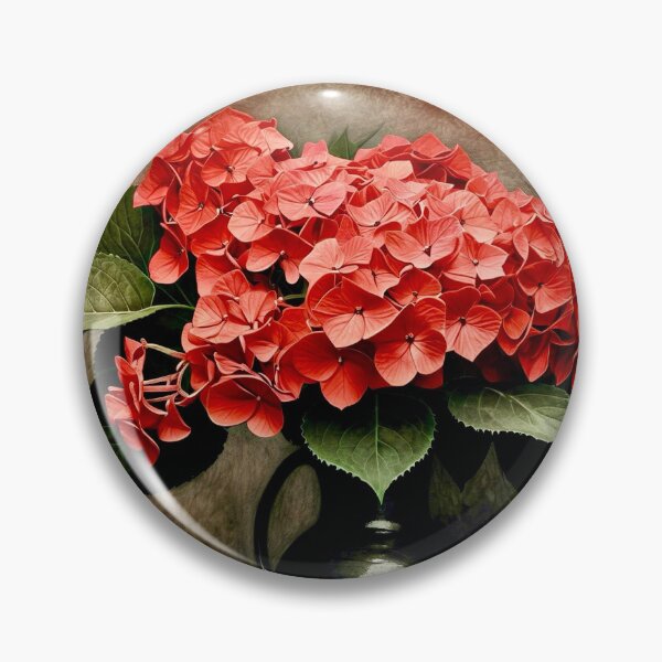 Item preview, Red Hydrangea designed and sold by ©Janis Zroback.