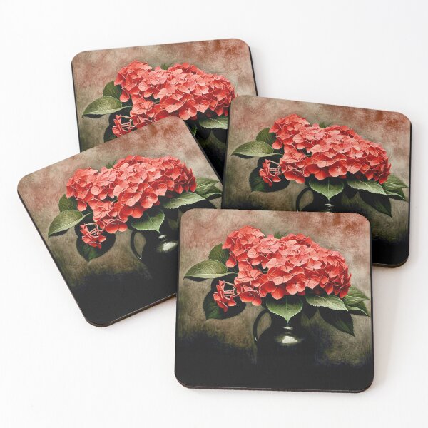 Item preview, Red Hydrangea designed and sold by ©Janis Zroback.
