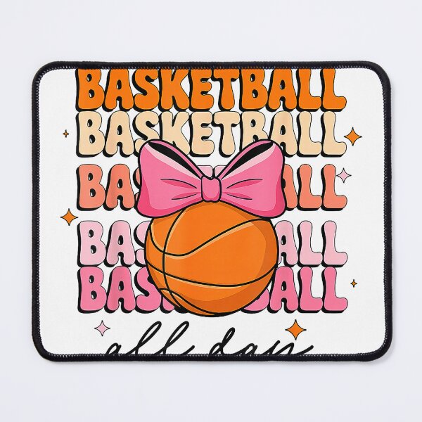Item preview, Groovy Basketball Girl Women Coquette Bow Basketball All Day T-Shirt designed and sold by kevincuellar.