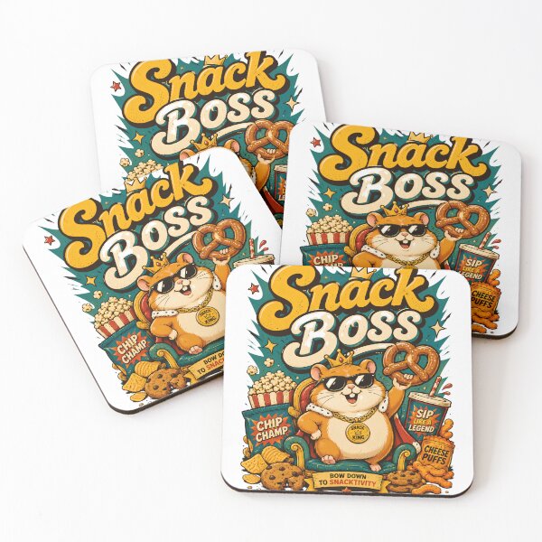Item preview, Snack Boss Funny Hamster King Bow Down to Snacktivity designed and sold by Sitred123.