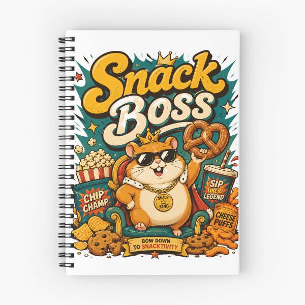 Item preview, Snack Boss Funny Hamster King Bow Down to Snacktivity designed and sold by Sitred123.