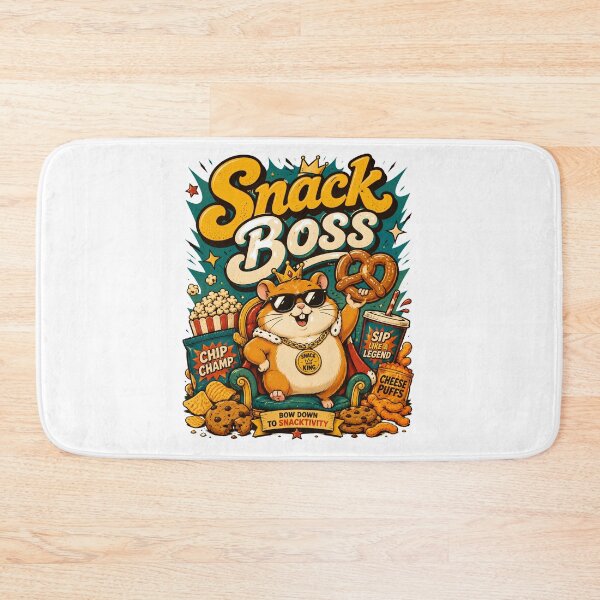 Item preview, Snack Boss Funny Hamster King Bow Down to Snacktivity designed and sold by Sitred123.