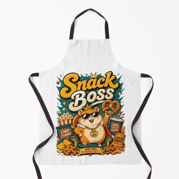 Item preview, Snack Boss Funny Hamster King Bow Down to Snacktivity designed and sold by Sitred123.
