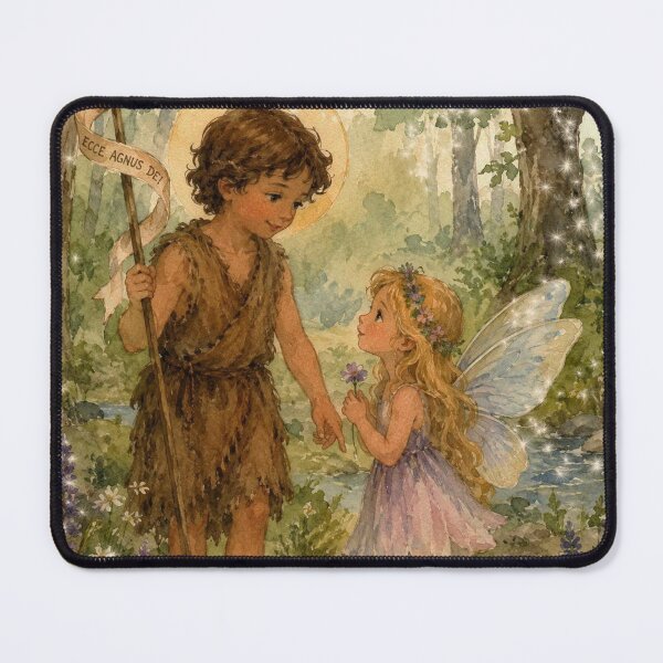 Item preview, Saint John the Baptist and the Golden Forest Fairy designed and sold by Art7Dimension.