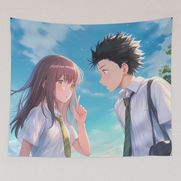 Item preview, Shoya Ishida A Silent Voice School River Moment designed and sold by justnickthings.
