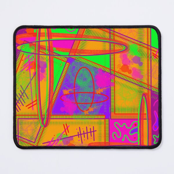 Item preview, Neon Hues Geometric Design Pattern designed and sold by RAHKELROYSUM.