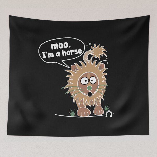 Item preview, Moo Im A Horse Funny Animal Gag  designed and sold by MiniStars9897.