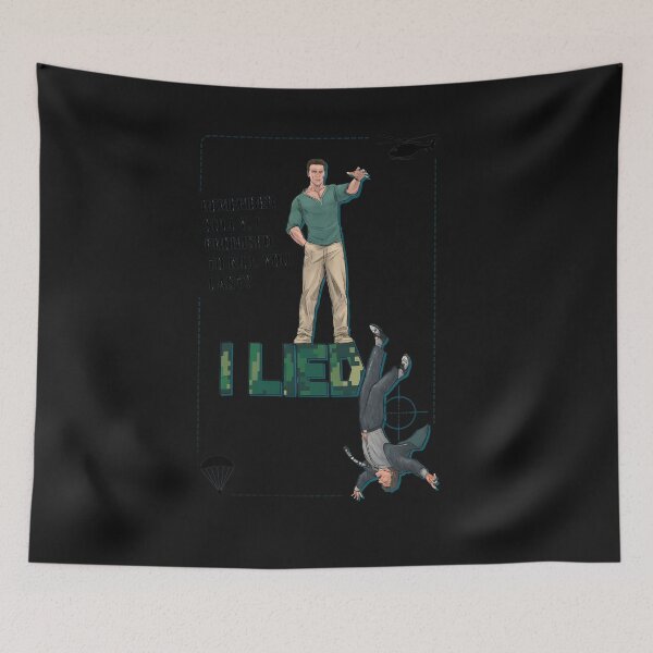 Item preview, Action Movie Quote Pixel Lie designed and sold by MiniStars9897.