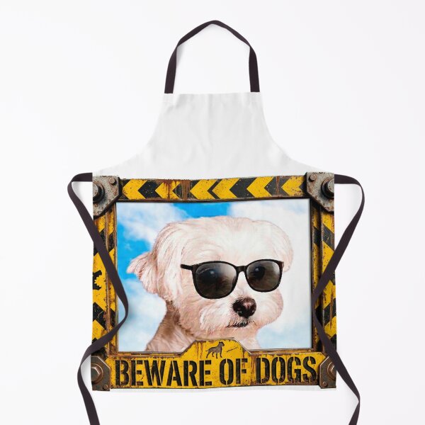Item preview, Beware of Dogs - The Most Dangerous Fluff designed and sold by Surreal Characters & Cute Pups.