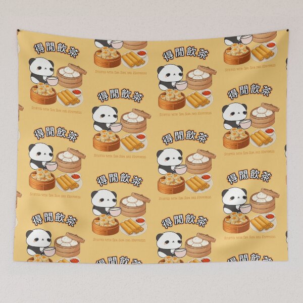 Item preview, Yum Cha with Panda designed and sold by Glitteringworld.