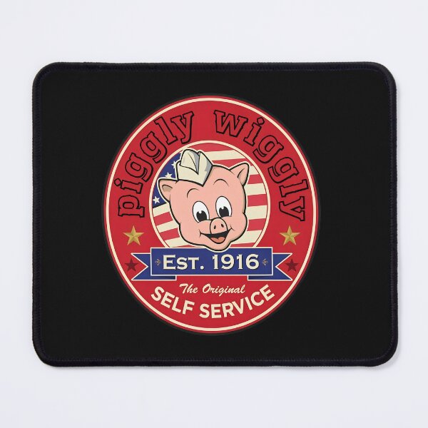 Item preview, Vintage Grocery Store Pig Mascot Badge designed and sold by MiniStars9897.