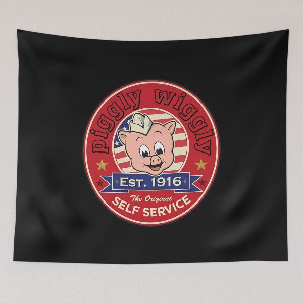 Item preview, Vintage Grocery Store Pig Mascot Badge designed and sold by MiniStars9897.
