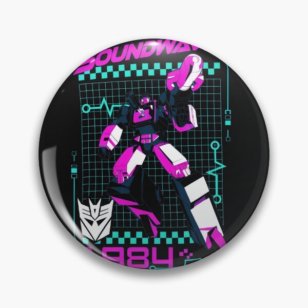Item preview, Retro Robot 80s Grid Synthwave Graphic  designed and sold by MiniStars9897.