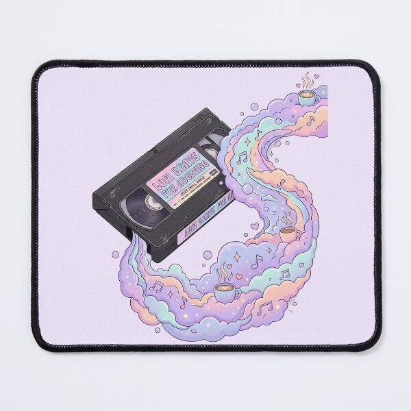 Item preview, Lofi Beats For Adulting Retro VHS Tape Purple Cloud designed and sold by RetroRewind Studio.