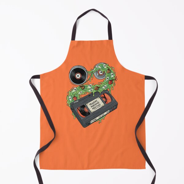 Item preview, Humorous VHS Tape Monday Morning Meeting Office Spooky designed and sold by RetroRewind Studio.