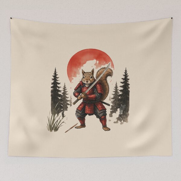 Item preview, Shogun Squirrel Warrior designed and sold by Peter Stawicki.